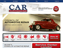 Tablet Screenshot of councilofautomotiverepair.com